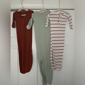 Bundle | Lou Lou + Company and Marlowe + Co knotted gowns, newborn - 3 months